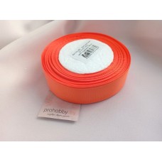 Лента репсовая 25 мм, цвет оранжевый №142